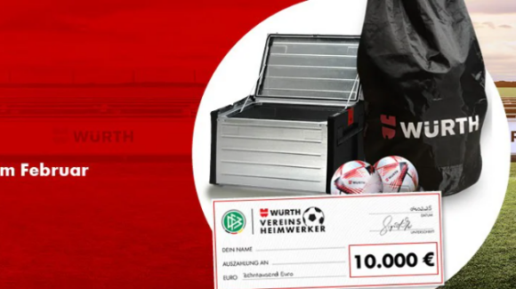 FCB ein Gewinner des Würth Vereinsheimwerker-Wettbewerbs!