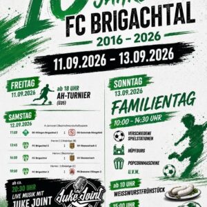 10 Jahre FC Brigachtal!!!